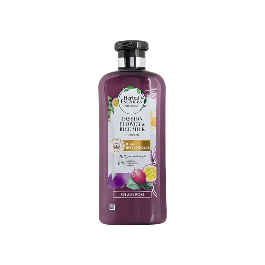 Herbal Essences Bío Renew Nourish Passion Flower & Rice Milk Shampoo (400ml) available at skinstash.pk