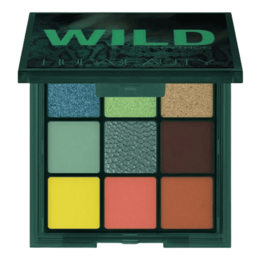 Huda Beauty Wild Python Eyeshadow Palette (7.5g) – Bold, exotic eyeshadow palette with vibrant shades for stunning eye looks – Shop original Huda Beauty makeup at Skinstash.pk