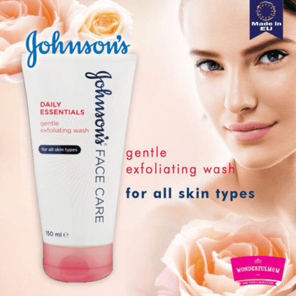 Johnson's Face Care Gentle Exfoliating Wash For All Skins Types (150ml)