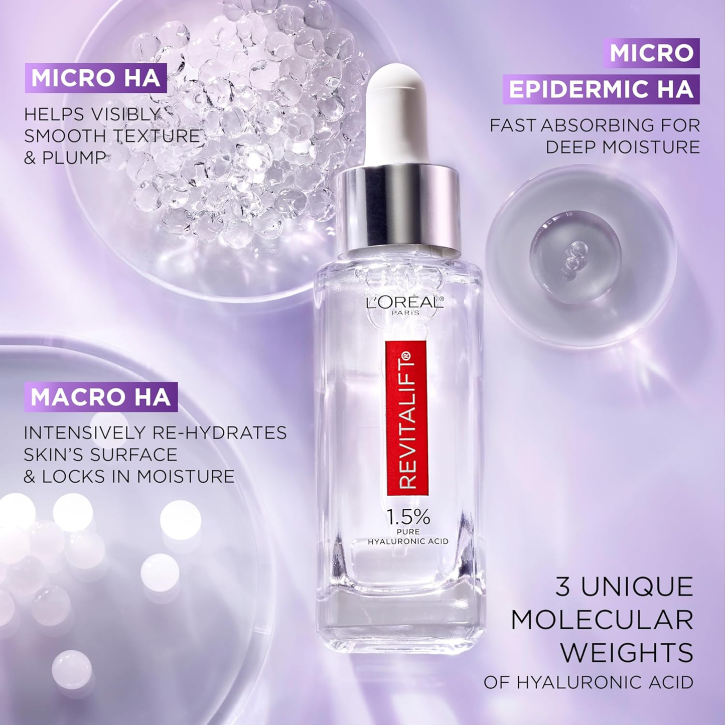 imported L’Oréal Paris Revitalift 1.5% Pure Hyaluronic Plumping Serum in pakistan 
