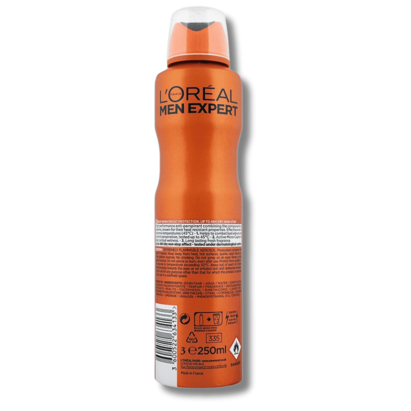 L'Oreal Men Expert 48H Thermic Resist Anti Perspirant Deodorant (250ml)