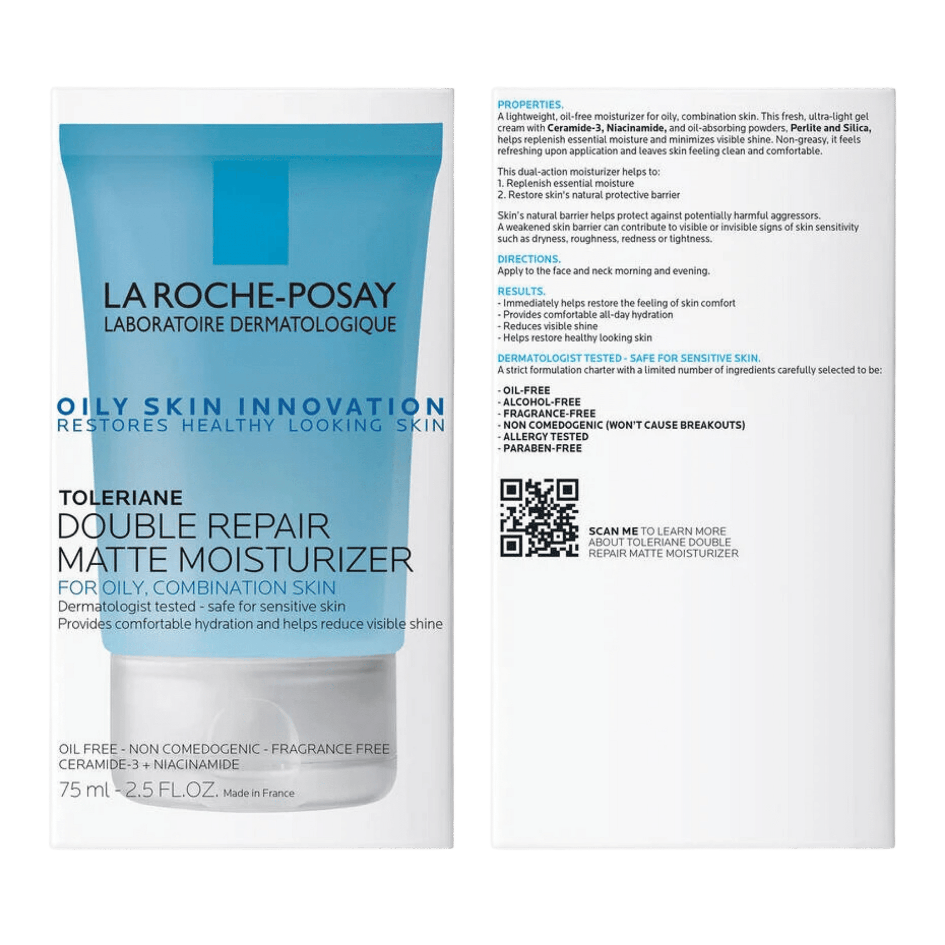 La Roche-Posay Double Repair Matte Moisturizer (75 ml) – SkinStash