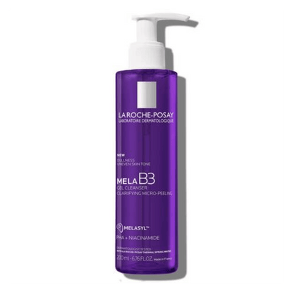 La Roche-Posay Mela B3 Gel Cleanser (200ml) – Brightening gel cleanser with B3 vitamin to reduce dark spots, even skin tone, and gently cleanse – Available at SkinStash.pk