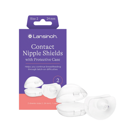 Lansinoh contact nipple shields with protective case available at skinstash.pk
