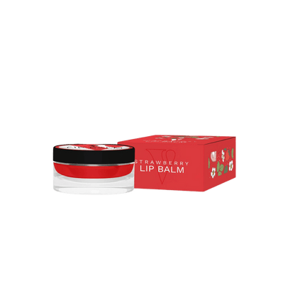 VCare Natural Lip Balm Strawberry (20gm) – Nourishing strawberry lip balm for soft, hydrated lips – Shop now at Skinstash.pk