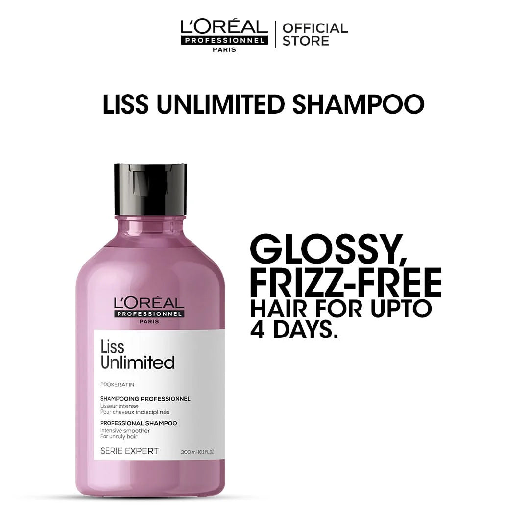 Loreal Professionnel Liss Unlimited Shampoo smoothing shampoo for everyday frizzy hair care