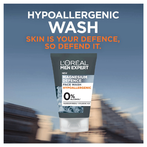 Buy Online L’Oréal Men Expert Magnesium Defence Sensitive Face Wash In pakistan
