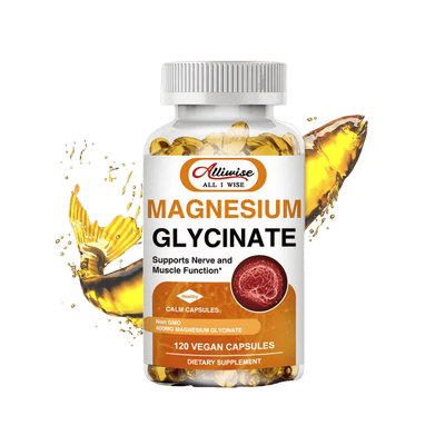 Magnesium Glycinate Support Nerve and Muscles Function 120 Capsules  available at skinstash