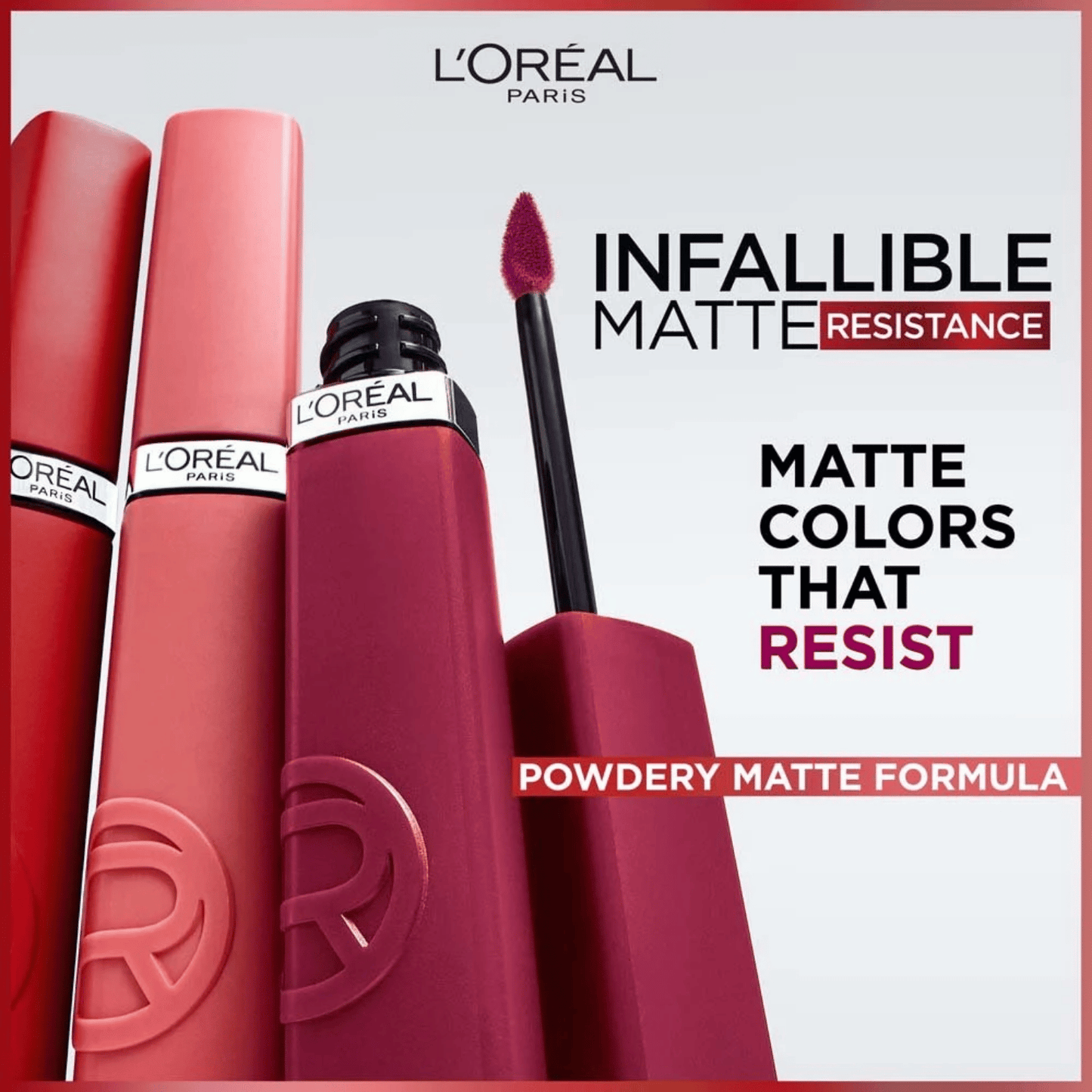 L'Oreal Paris Infallible Le Matte Resistance Liquid Lipstick