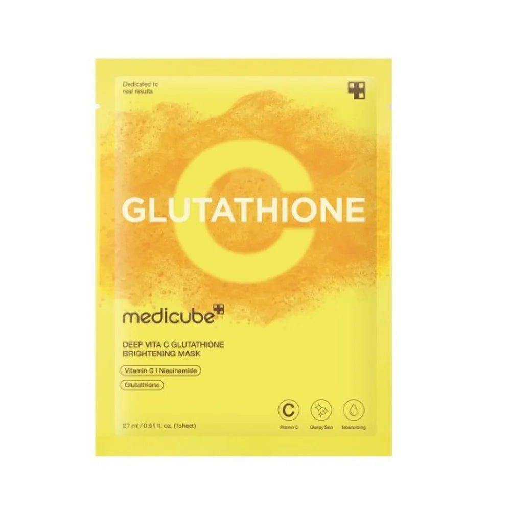Medicube Deep Vita C Glutathione Brightening Mask (1 Sheet)
