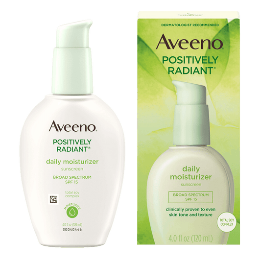 Aveeno Positively Radiant Daily Face Moisturizer - SPF15 (120 ml)