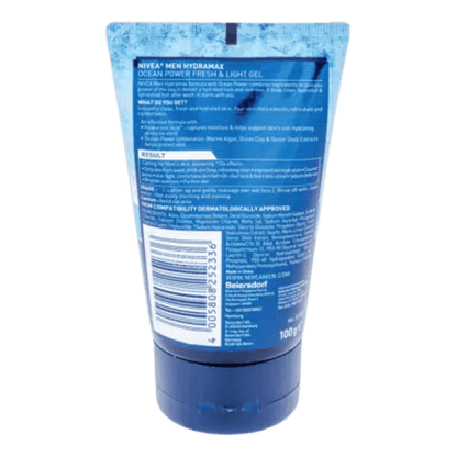Original NIVEA Men Hydra Max Ocean Power Fresh & Light Gel Wash 