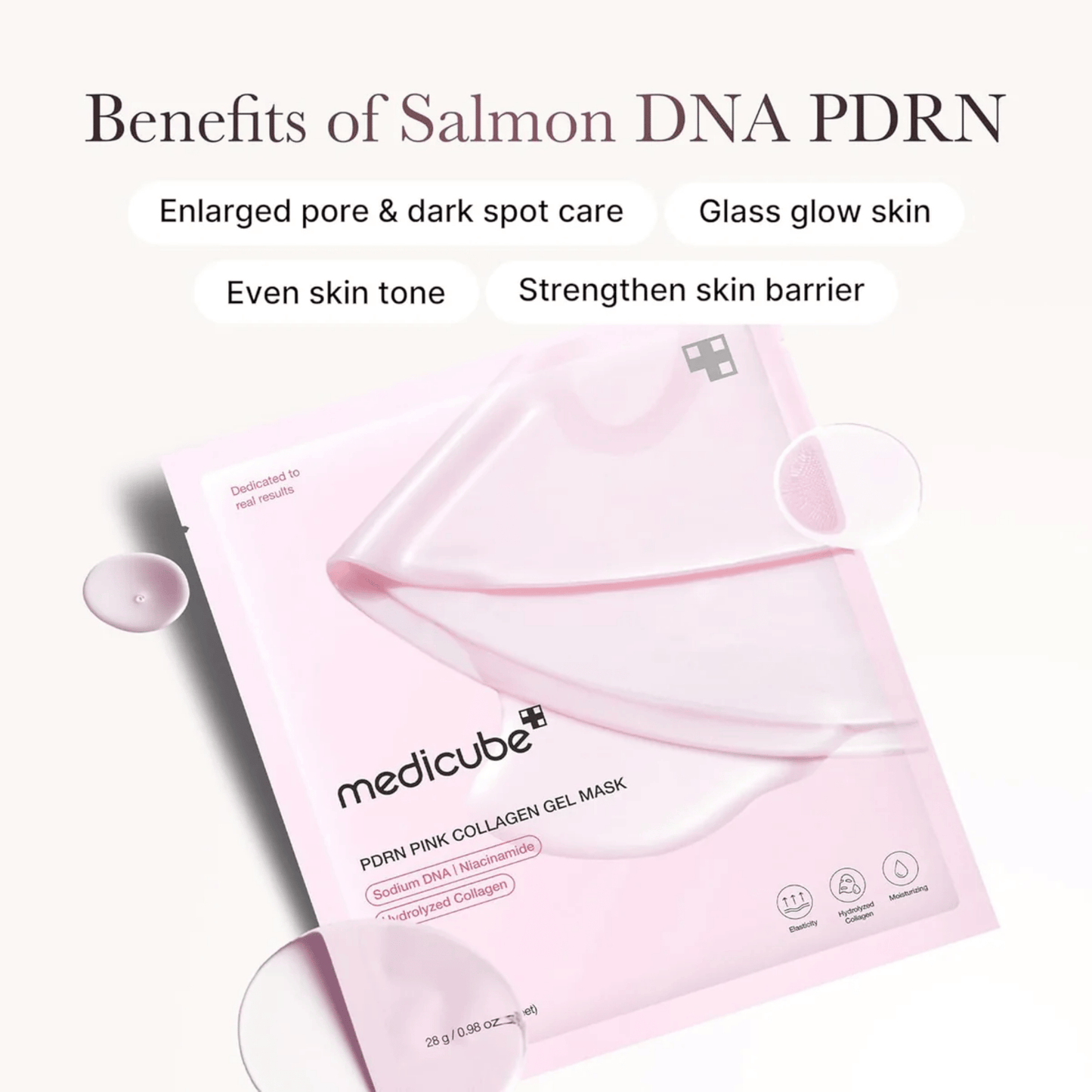 Medicube PDRN Pink Collagen Gel Mask (28g)