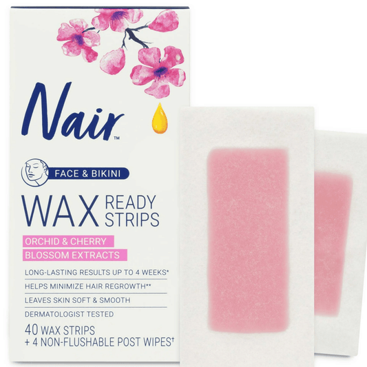 Nair Face & Bikini Wax Ready Strips ( 40 Wax Strips)
