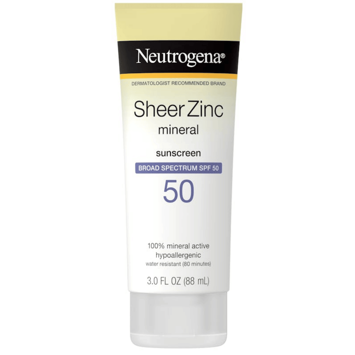 Buy Neutrogena Sheer Zinc Dry Touch Sunscreen SPF 50 (88ml) In Pakistan