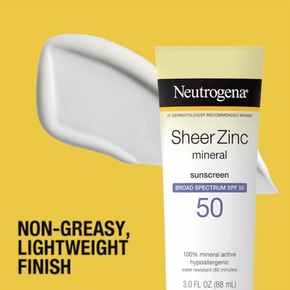 Neutrogena Sheer Zinc Dry Touch Sunscreen SPF 50 (88ml)