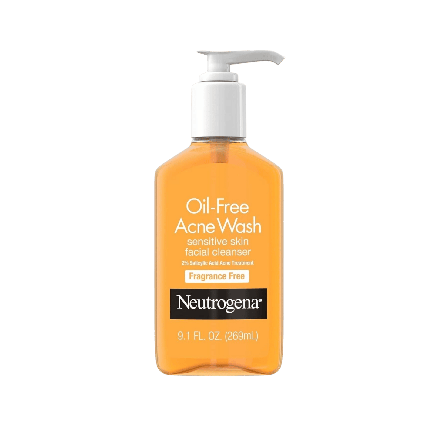 Neutrogena Oil-Free Acne Fighting Face Wash 269ml – powerful daily cleanser with salicylic acid to treat and prevent acne without over-drying at Skinstash.pk