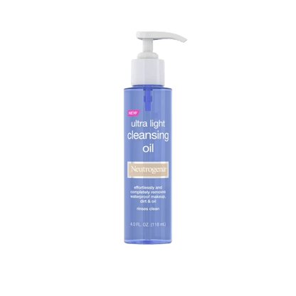 Neutrogena Ultra Light Cleansing Oil 114ml – lightweight makeup remover and cleanser for soft, residue-free skin at Skinstash.pk