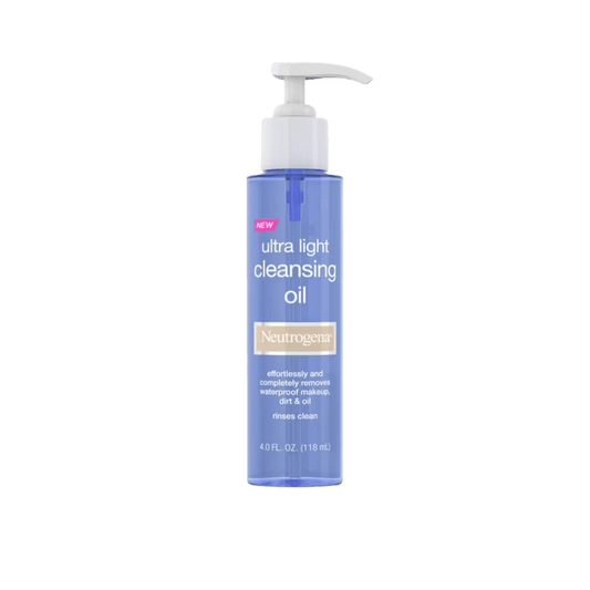 Neutrogena Ultra Light Cleansing Oil 114ml – lightweight makeup remover and cleanser for soft, residue-free skin at Skinstash.pk