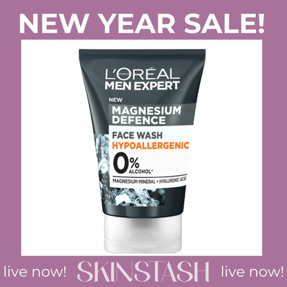 L’Oréal Men Expert Magnesium Defence Sensitive Face Wash (100ml)