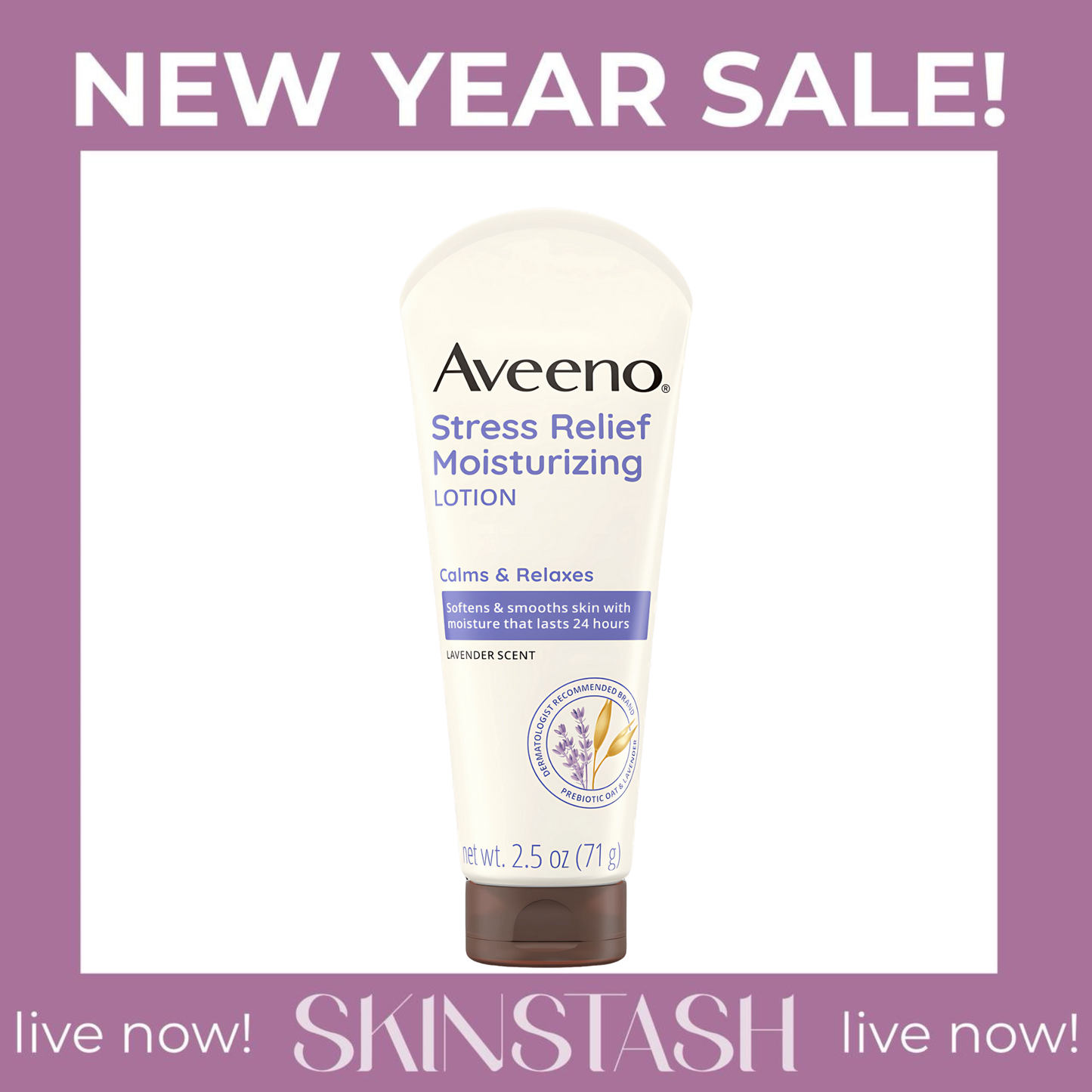 Aveeno Stress Relief Moisturizing Lotion (71g)