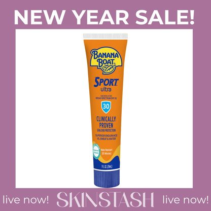 Banana Boat Sport Ultra Broad Spectrum SPF 30 Sunscreen Lotion (29ml)