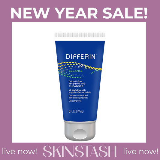 Differin Daily Oil Free Hydrating Cleanser Gentle Face Wash (177ml)