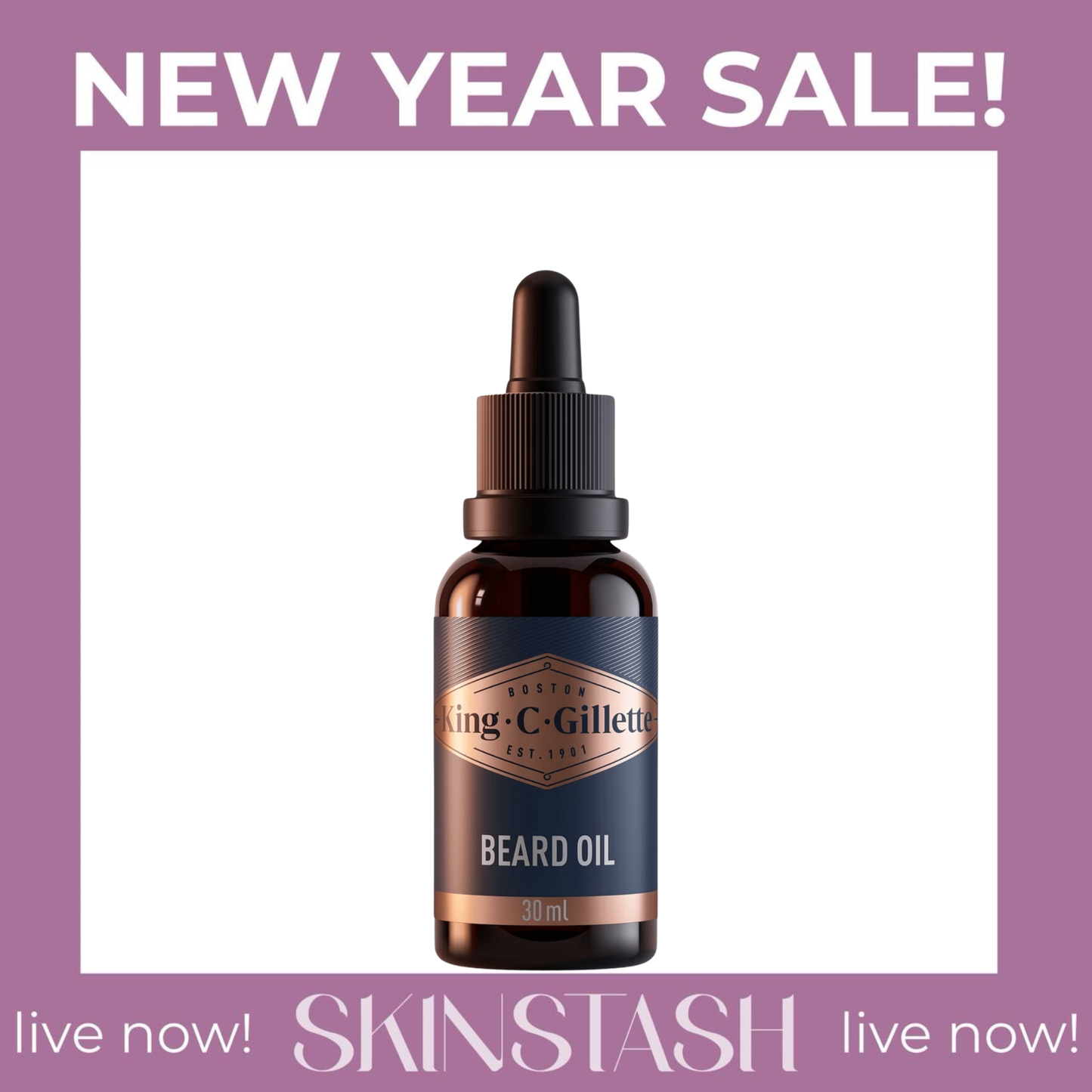 Gillette King C. Beard Oil (30ml)