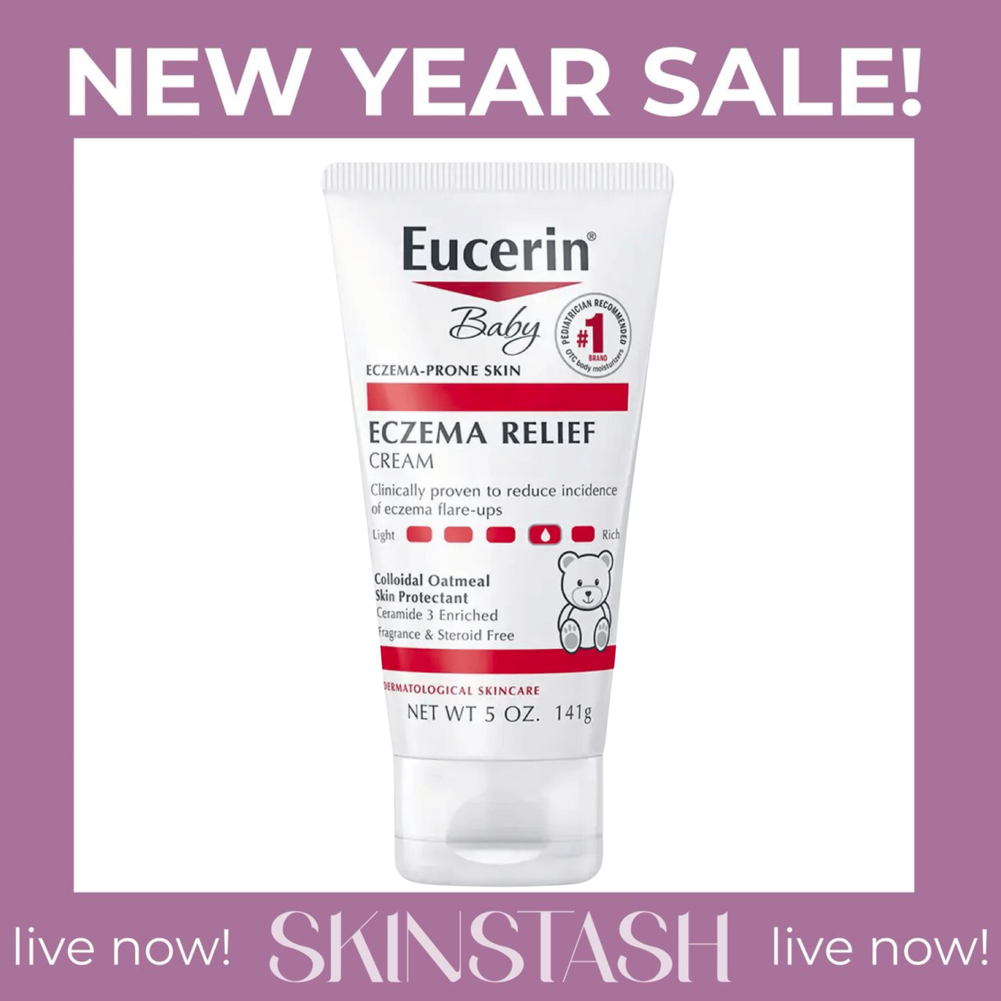 Eucerin Baby Eczema Relief Cream (141g)