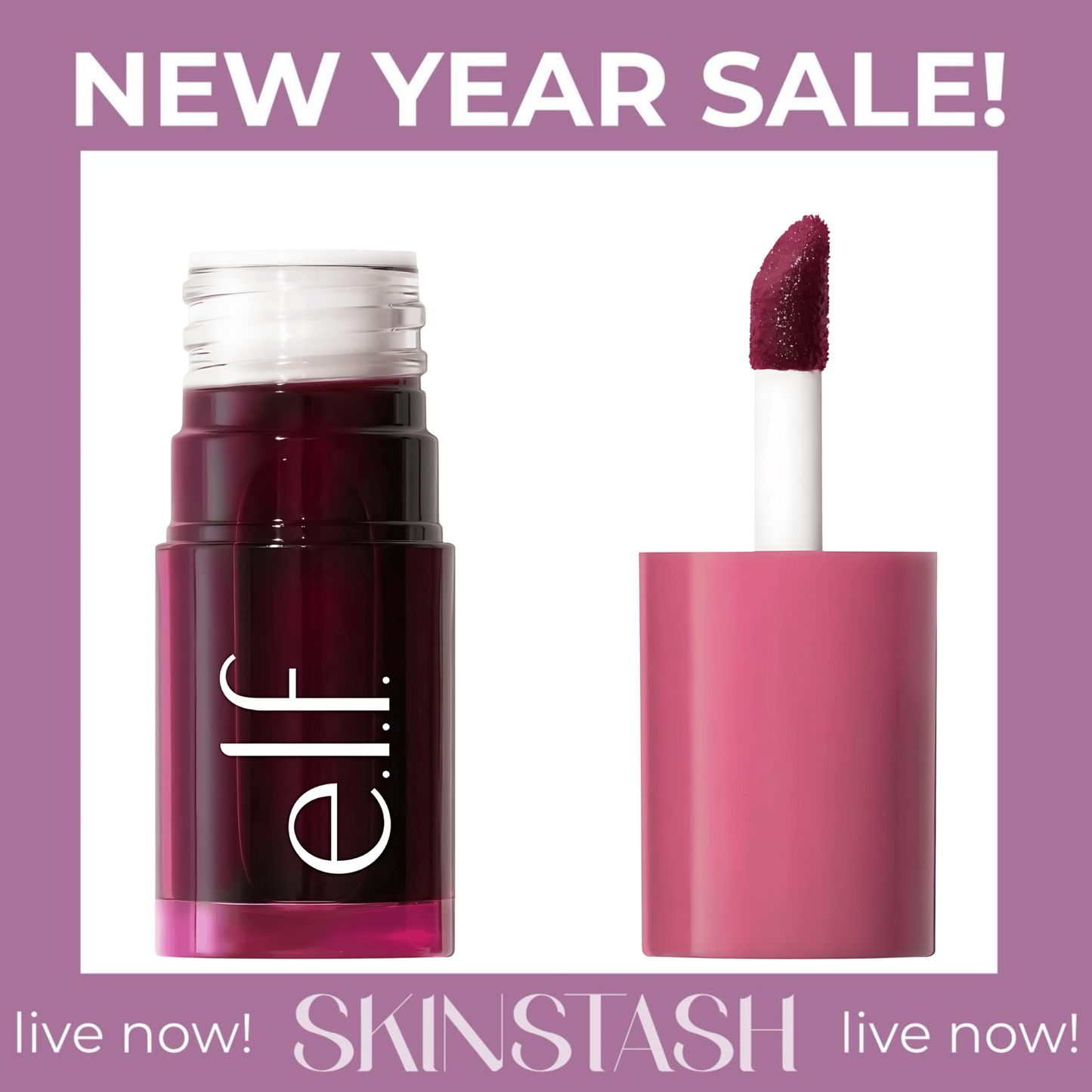 E.l.f. Sheer for It Blush Tint - Buildable Stain for Lips + Cheek (6.8ml)