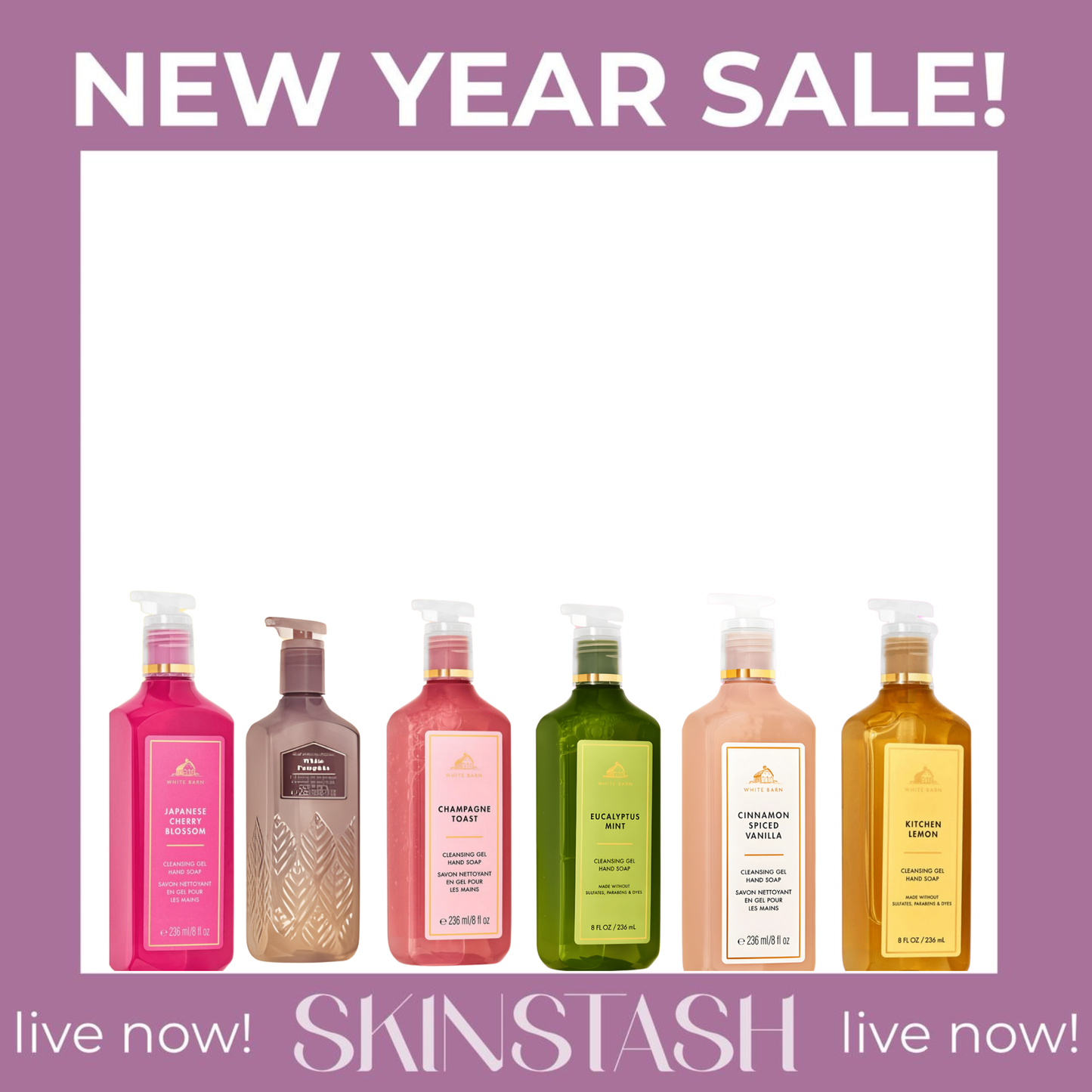 Bath & Body Works Cleansing Gel Hand Wash (236ml)