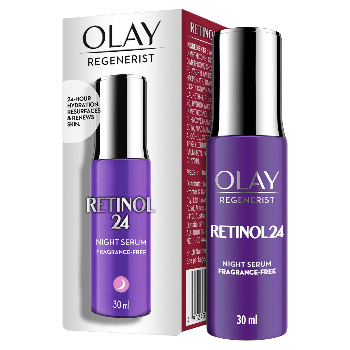 Olay Retinol24 Night Serum With Retinol & Vitamin B3 (40ml)