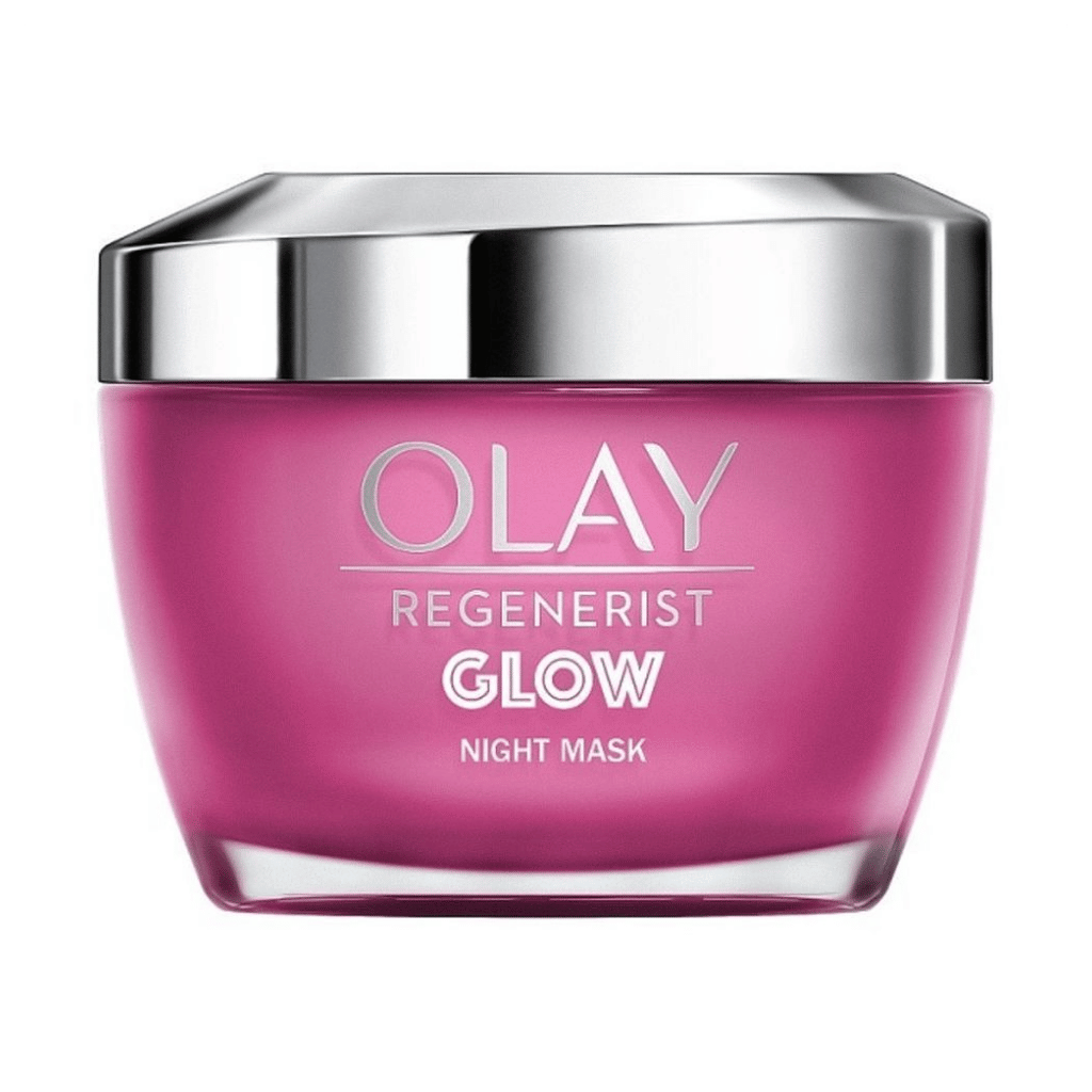Olay Regenerist Glow Overnight Night Mask With Vitamin B3 Peptides available at skinstash.pk