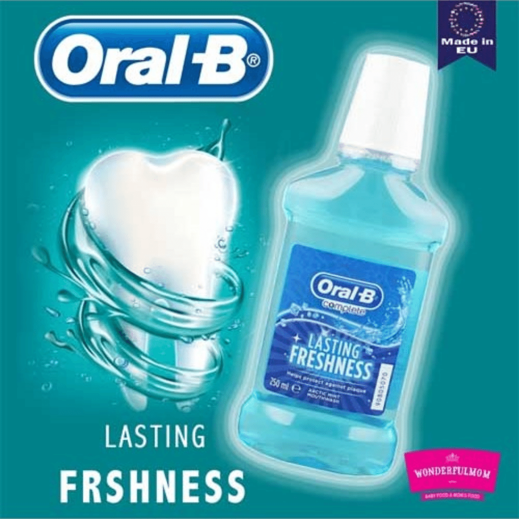 Oral-B Complete Mouthwash Arctic Mint Lasting Freshness (250ml) – SkinStash