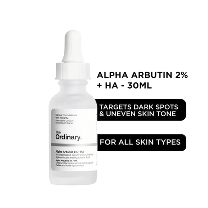 Original The Ordinary Alpha Arbutin 2% + HA Concentrated Serum 