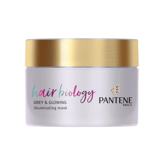 Pantene Pro-V Hair Mask Grey & Glowing 160ml – Deep conditioning treatment for soft, shiny, and radiant grey hair