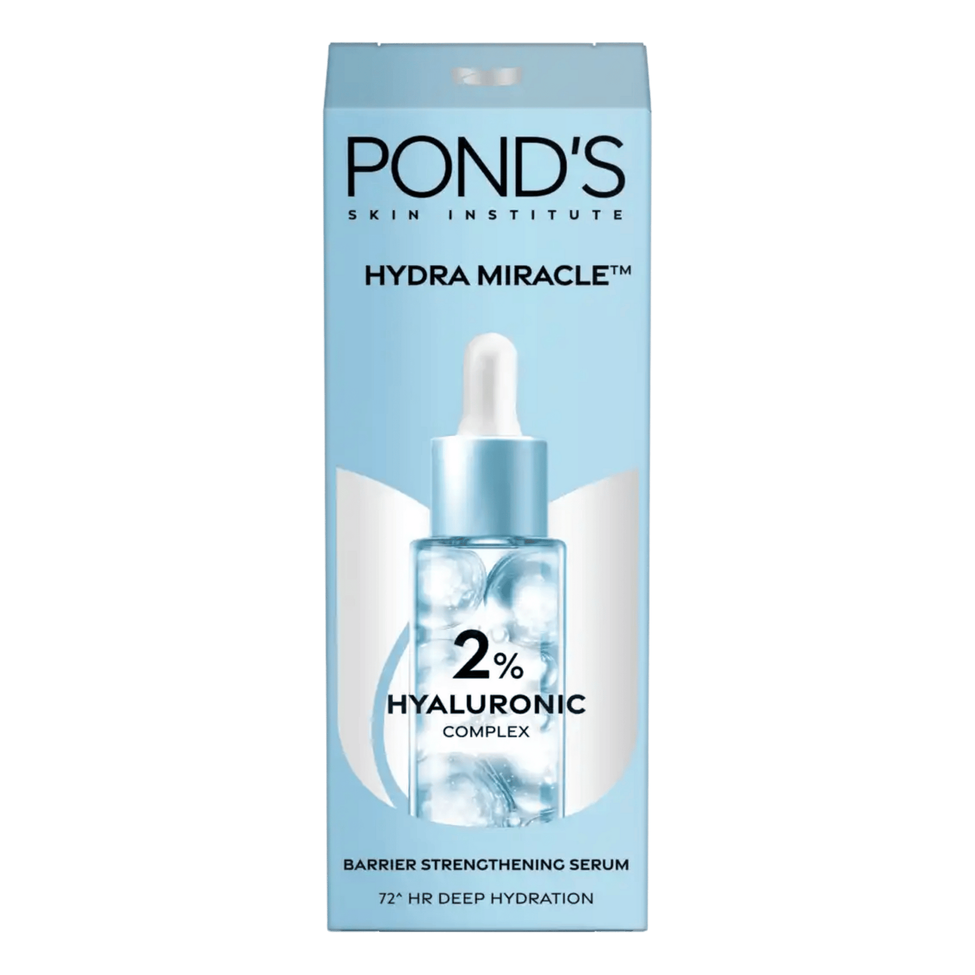Pond's Hydra Miracle 2% Hyaluronic Acid Complex Serum 15ml for deep hydration and plump skin – available at Skinstash.pk