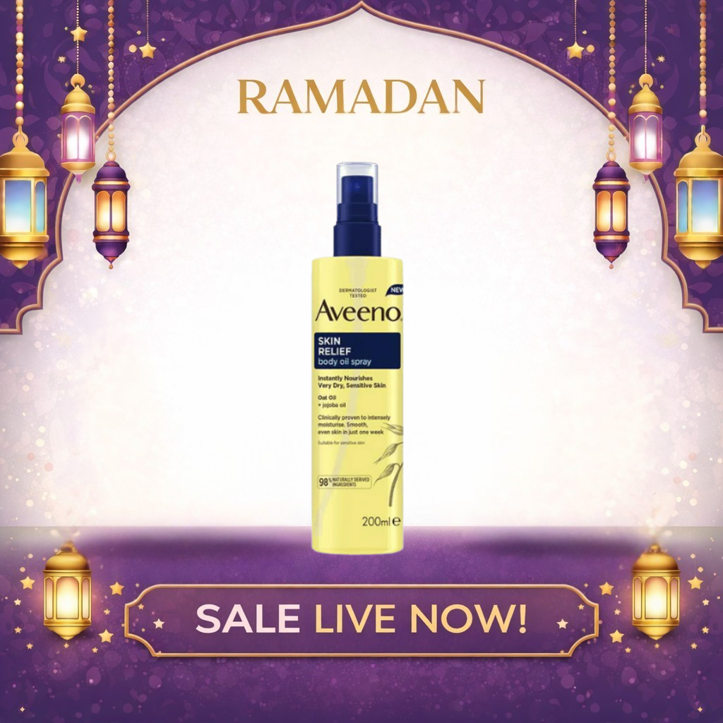 Aveeno Skin Relief Body Oil Spray (200ml)