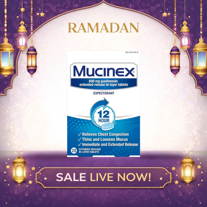 Mucinex 12 HOUR Cough & Chest Congestion Expectorant Relief 20CT