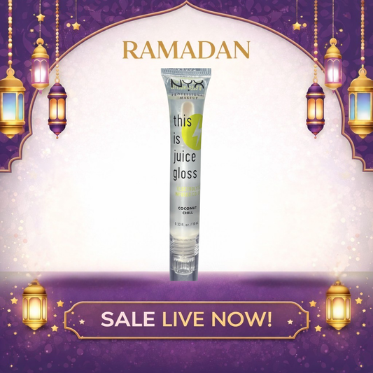 NYX This Is Juice Electrolyte Infused Scented Lip Gloss - Coconut Chill (10ml)