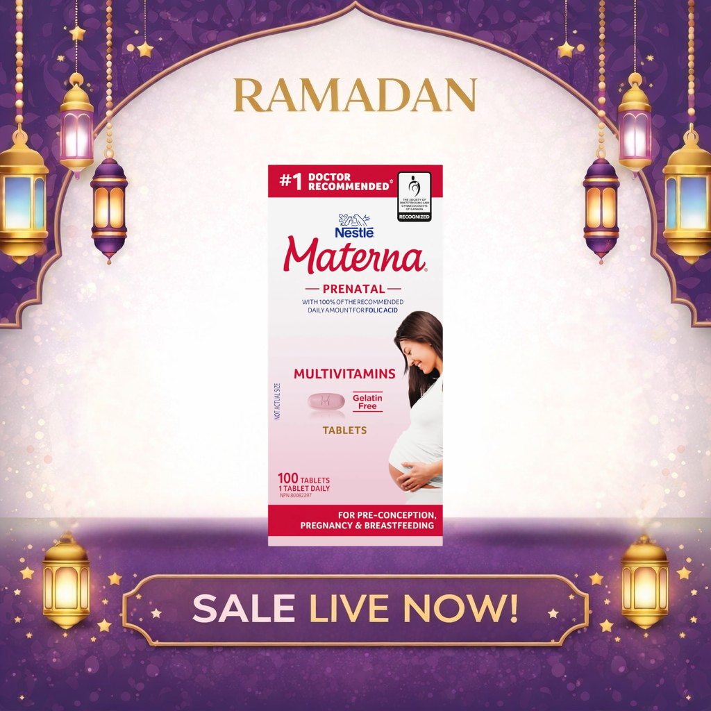 Nestle Materna Prenatal Vitamin & Mineral Supplement (100ct)