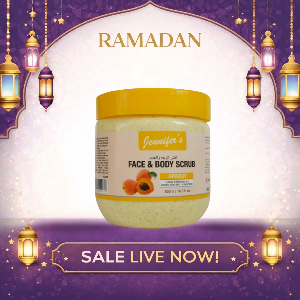 Jennifer's Face and Body Scrub Apricot (500ml)