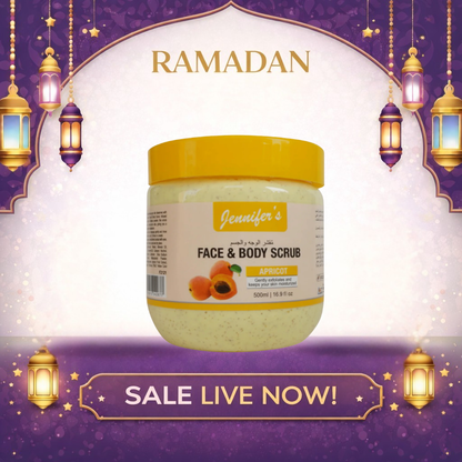 Jennifer's Face and Body Scrub Apricot (500ml)