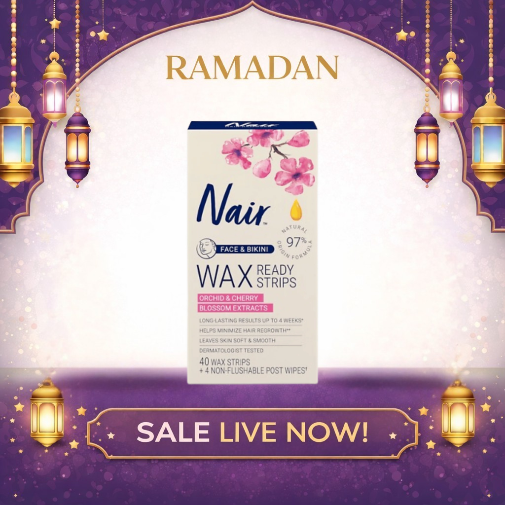 Nair Face & Bikini Wax Ready Strips ( 40 Wax Strips)