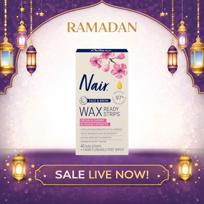 Nair Face & Bikini Wax Ready Strips ( 40 Wax Strips)