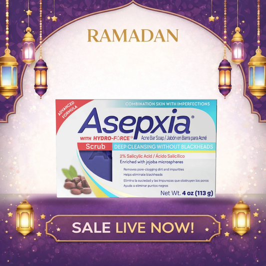 Asepxia Scrub Acne Bar Soap (113 g)