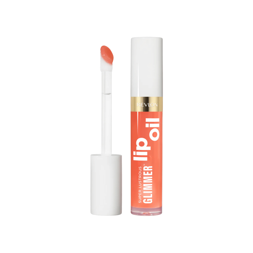 Revlon Super Lustrous Glimmer Lip Oil 38ml – deeply moisturizing lip oil with high-shine shimmer for soft, glossy lips – Skinstash.pk
