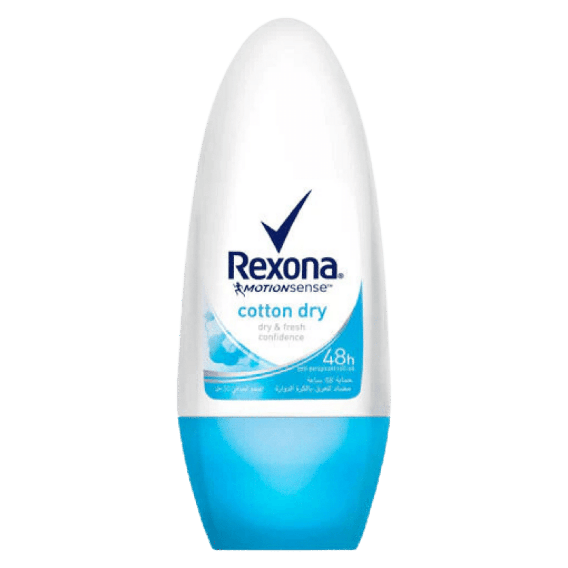 Rexona Cotton dry Roll-On Deodorant, 50ml skinstash