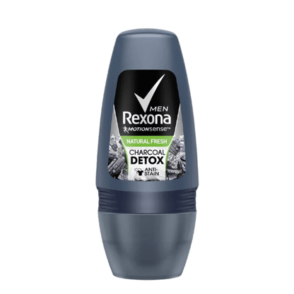 Rexona Men Natural Fresh Charcoal Detox Roll On 50ml skinstash in Pakistan