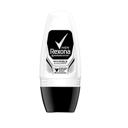 Rexona Men Invisible Black + White Roll On 50ml skinstash